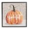 Stupell Industries Grateful Autumnal Pattern Pumpkin Framed Giclee Art